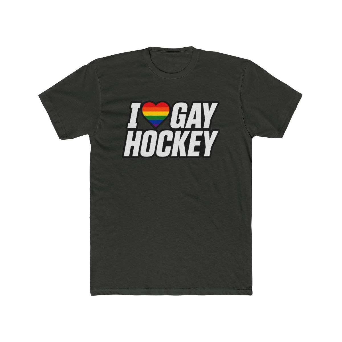 I HEART GAY HOCKEY - heated rivalry Classic T Shirt - alternate angle 5, merchandise