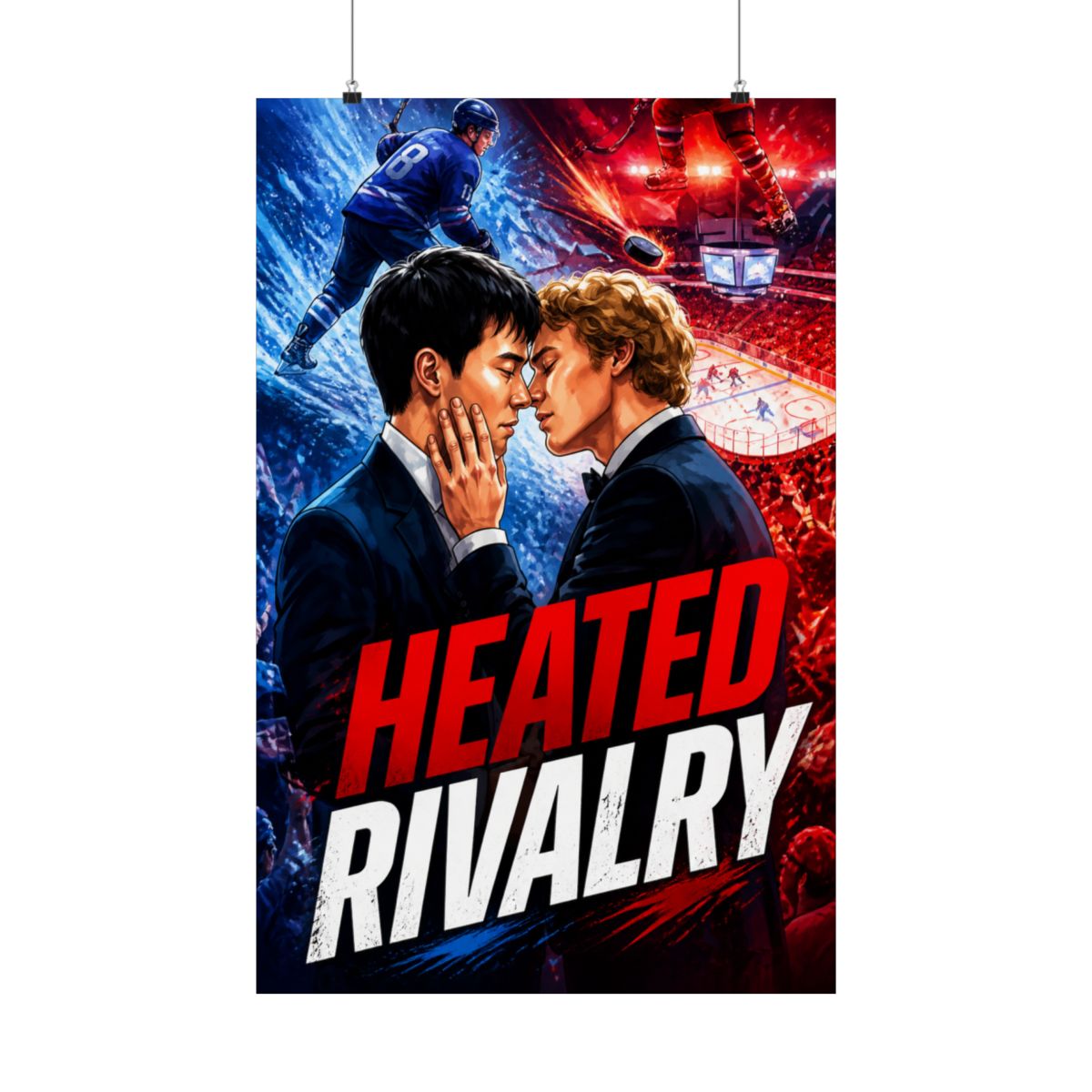 Heated Rivalry tv show poster - alternate angle 1, merchandise