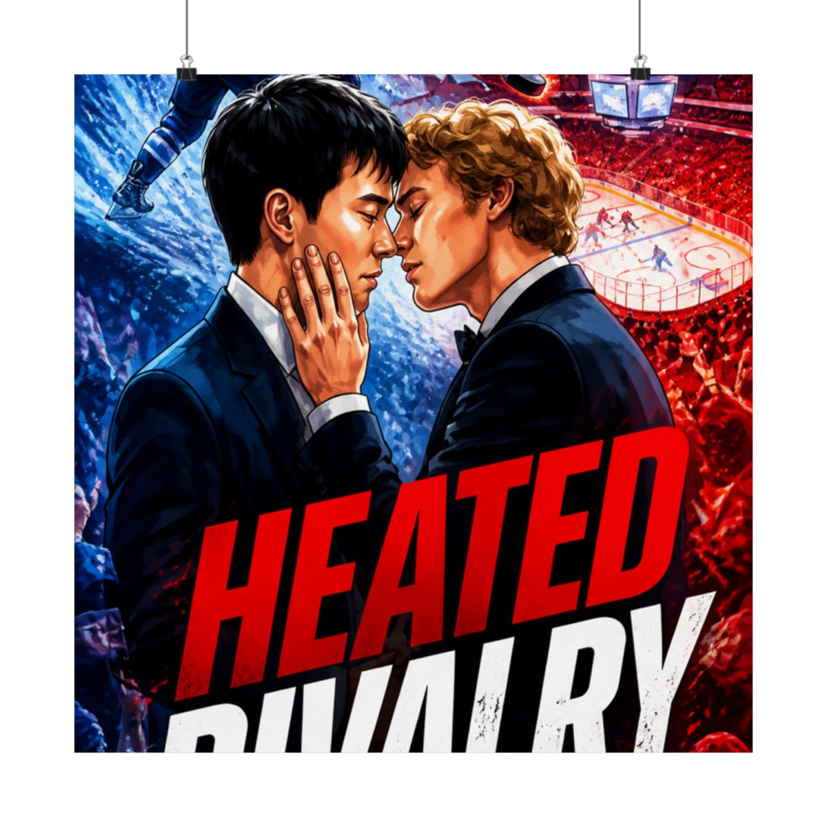 Heated Rivalry tv show poster - alternate angle 2, merchandise