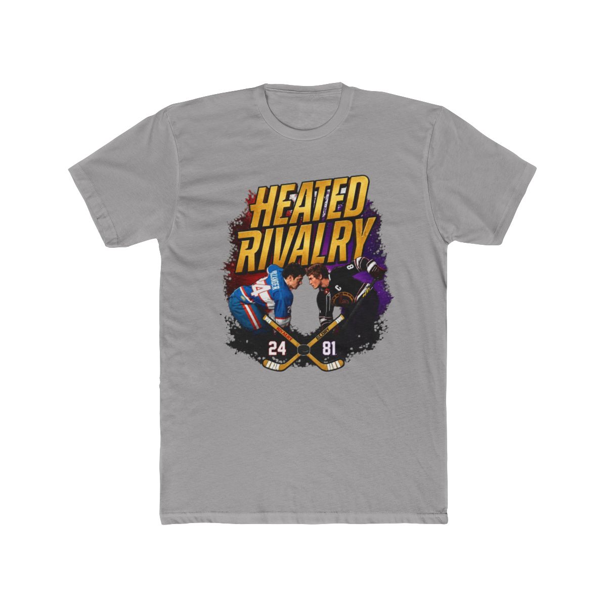 Ilya Rozanov and Shane Hollander - Heated Rivalry, Hollanov Heated, Hudson Williams Connor Storrie T Shirt - alternate angle 2, merchandise