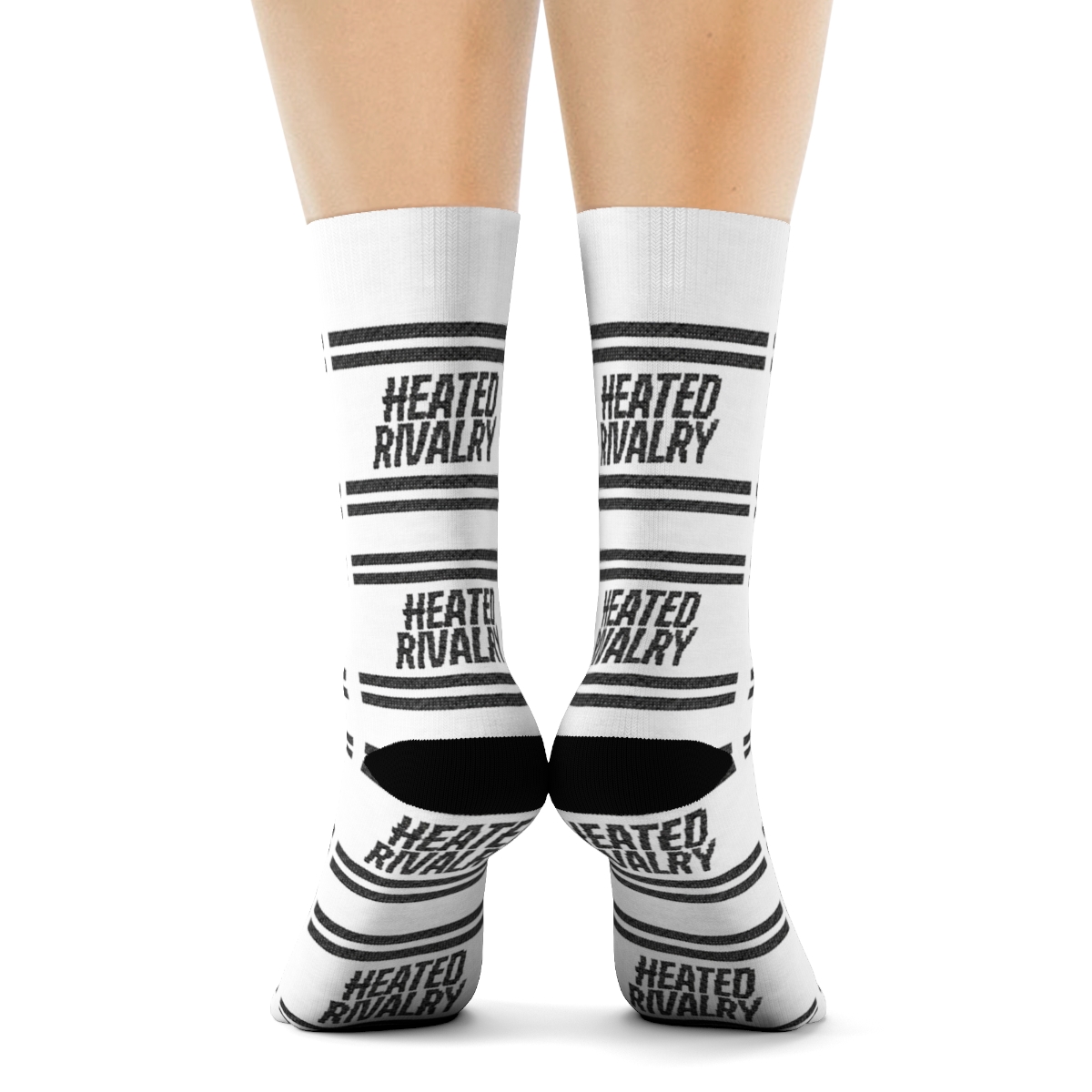 Heated Rivalry Logo Socks - alternate angle 2, merchandise